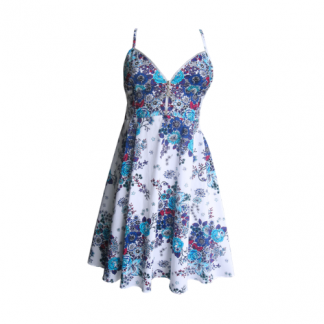 Vestido corto planchado